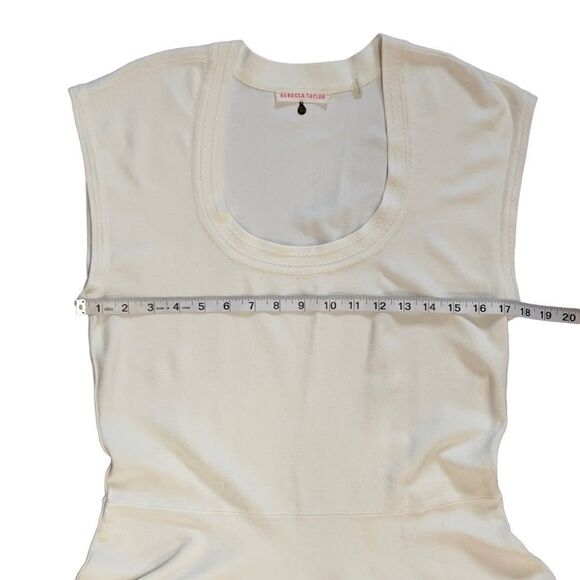 Rebecca Taylor Ivory Knit Dress Size Large - Picture 10 of 15